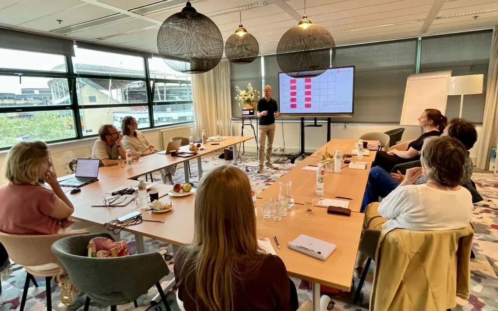 foto van training social media voor bedrijven